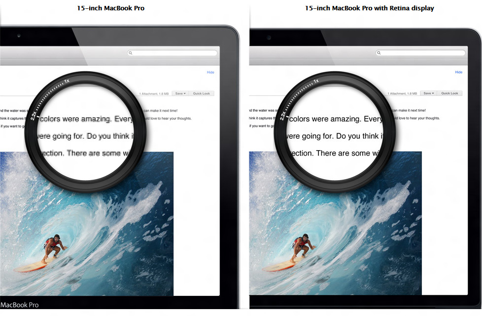 retina vs non-retina
